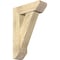 Ekena Millwork Traditional Slat Rough Sawn Bracket w/ Offset Brace, Douglas Fir, 8"W x 24"D x 36"H BKT0806X24X36TRA06RDF - alternate 1